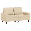 vidaXL 2-dijelni set sofa krem od tkanine