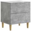 vidaXL Noćni ormar Betonska siva 43 x 34,5 x 48 cm Konstruirano drvo