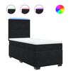 vidaXL Box spring krevet s madracem crni 90x190 cm bar&scaron;unasti
