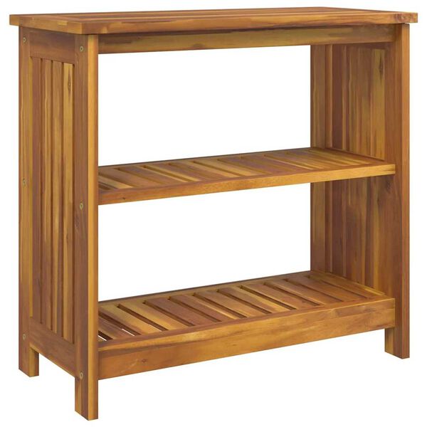 vidaXL Vrtni ormar s policom Smeđa 75 x 35 x 70cm Čvrsto drvo akacije