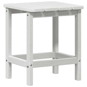 vidaXL Bocni stol Bijelo 38 x 38 x 46 cm Polietilen