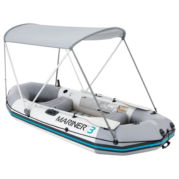 Intex nadstre&scaron;nica za čamac siva 160 x 142 cm od tkanine Oxford