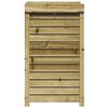 vidaXL Stol za sadnju s policama 82,5x50x86,5 cm impregnirana borovina