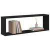vidaXL Kockaste zidne police 4 kom crne 80x15x26,5cm konstruirano drvo