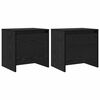 vidaXL Noćni ormar Crni hrast 45 x 34 x 44,5 cm Konstruirano drvo