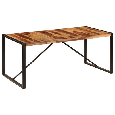 vidaXL Blagovaonski stol od masivnog drva šišama 180 x 90 x 75 cm