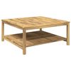 vidaXL Stolić za kavu Bjeljenje 100,5 x 98 x 45 cm Čvrsto drvo akacije
