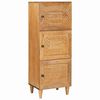 vidaXL Highboard Svjetlosmeđa 40 x 33 x 110 cm masivno drvo manga