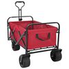 vidaXL Preklopna kolica Crvena 89 x 63 x 96 cm