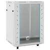 vidaXL Komunikacijski ormarić 15U 19" IP20 sivi 60 x 45 x 86 cm