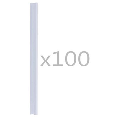 vidaXL Spojnice za ogradu 100 kom PVC prozirne