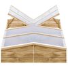 vidaXL Staklenici 2 kom od impregnirane borovine 200 x 50 x 35 cm