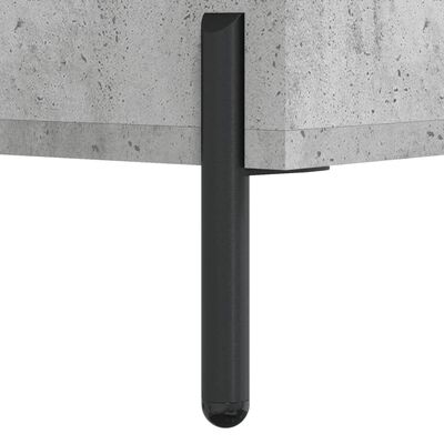 vidaXL Visoka komoda siva betona 34,5x34x180 cm od konstruiranog drva