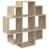 vidaXL Polica na zidu Hrast sonoma 90 x 25 x 90 cm Konstruirano drvo