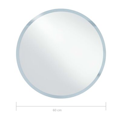 vidaXL Kupaonsko LED ogledalo 60 cm