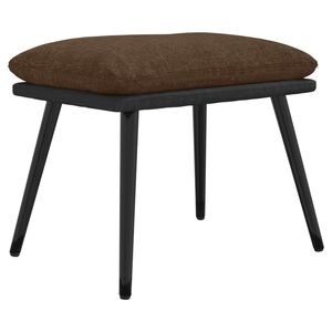 vidaXL Tabure smeđi 45x29,5x35 cm od tkanine i umjetne kože