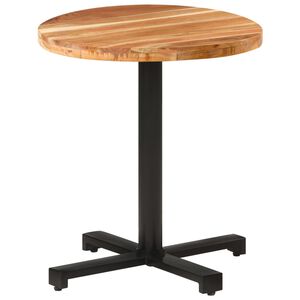vidaXL Bistro stolić okrugli &Oslash; 70 x 75 cm od masivnog bagremovog drva