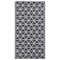 vidaXL Vanjski tepih crni 120 x 180 cm PP