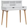 vidaXL Set toaletnog stolića FAUSKE 2 kom. Bijela 100 x 50 x 103,5 cm