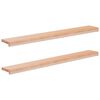 vidaXL Prozorske klupice 2 kom. Prirodna 110 x 20 x 2 cm