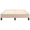vidaXL Okvir za krevet s oprugom boja cappuccina 120x200 cm umjetna koža