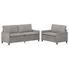vidaXL Set sofe 2 pcs Svjetlosiva Bar&scaron;un
