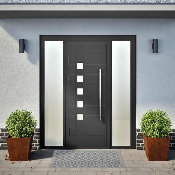 vidaXL Vrtne sadilice 2 kom 40x40x40 m Pohabani čelik