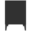 vidaXL Noćni ormarići 2 kom crni 40x35x50 cm
