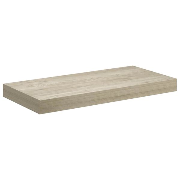 vidaXL Plutajuća zidna polica boja hrasta 50 x 23 x 3,8 cm MDF