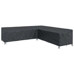 vidaXL Pokrov za namje&scaron;taj 300 x 300 x 80 cm 210D Oxford tkanina Crna