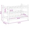 vidaXL Stalak za vino Prirodna 57 x 29,5 x 36 cm Bambus