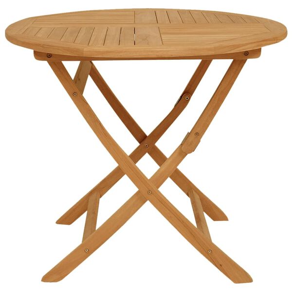 vidaXL 5-dijelni vrtni blagovaonski set od masivne tikovine