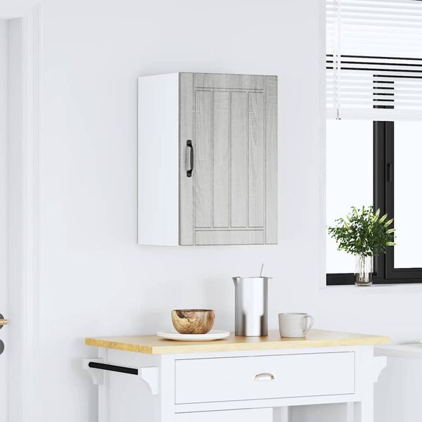 vidaXL Kuhinjski zidni ormarić Lucca boja hrasta konstruirano drvo