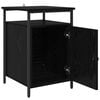vidaXL Noćni ormar Crni hrast 40 x 42 x 60cm Konstruirano drvo