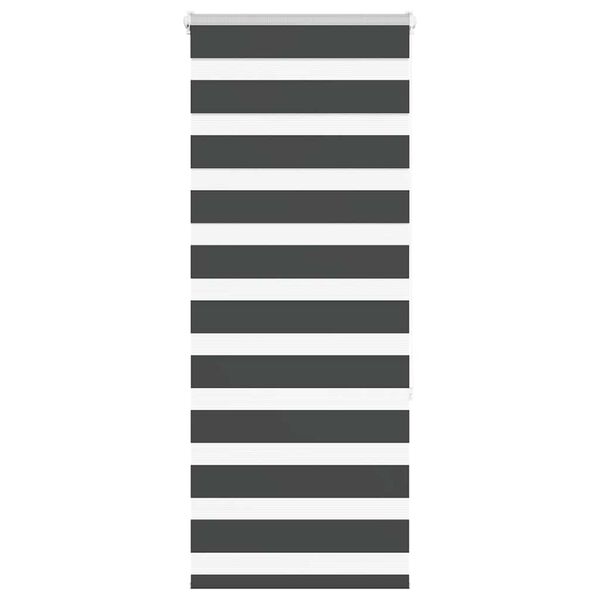 vidaXL Zavjesa zebra crna 60x150 cm širina tkanine 55,9 cm poliester