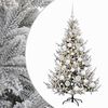 vidaXL Umjetno božićno drvce s kuglicom 120 cm 150 LED lampica