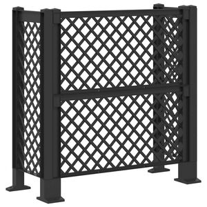 vidaXL Re&scaron;etak za kantu Antracit 123 x 47 x 114 cm PP