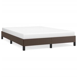 vidaXL Okvir za krevet smeđi 140x200 cm od umjetne kože