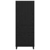 vidaXL Highboard s ladicama 2 pcs Crni hrast 69,5 x 34 x 180 cm