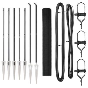 vidaXL Stup za ogradu Siva