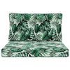 vidaXL Jastuk za vanjsku sofU 2 pcs Uzorak lista Poliester