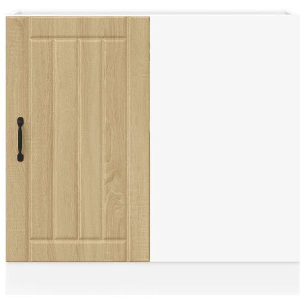 vidaXL Donji kuhinjski ormarić Lucca boja hrasta konstruirano drvo