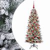 vidaXL Umjetno božićno drvce s kuglicom 150 cm 150 LED lampica