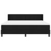 vidaXL Krevet s opruga kutije s madracem Crna 200 x 180 cm Poliester