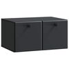 vidaXL TV ormar za zid 59,5 x 41 x 30 cm Crna Konstruirano drvo Zidne