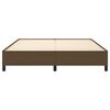 vidaXL Okvir za krevet bez madraca tamnosmeđi 180x200 cm od tkanine