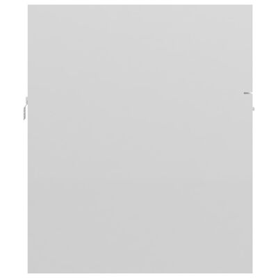 vidaXL 2-dijelni set kupaonskog namještaja sjajni bijeli drveni