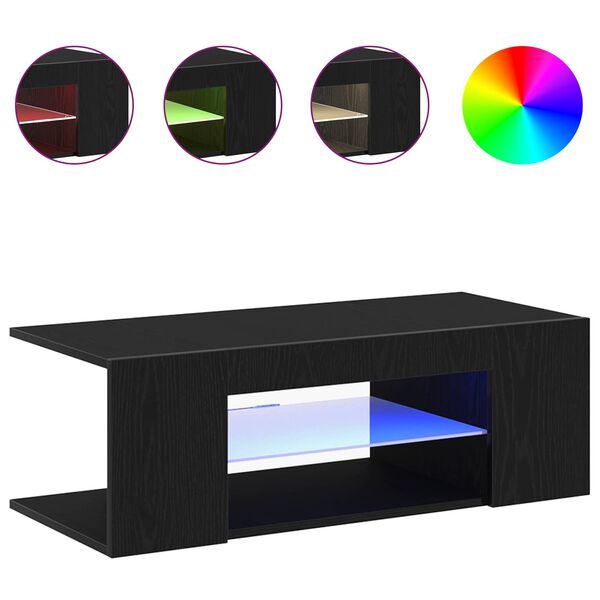 vidaXL TV ormar Crni hrast 90 x 39 x 30 cm Konstruirano drvo