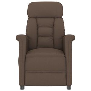 vidaXL Massagerica Smeđa 96,5 x 70,5 x 95 cm Mikro Vlakna
