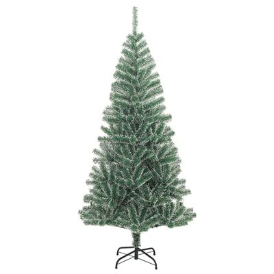 vidaXL Umjetno božićno drvce sa snijegom zeleno 210 cm